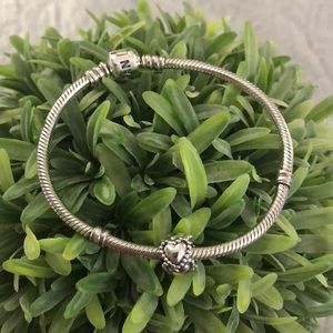 Pandora bracelet and charm